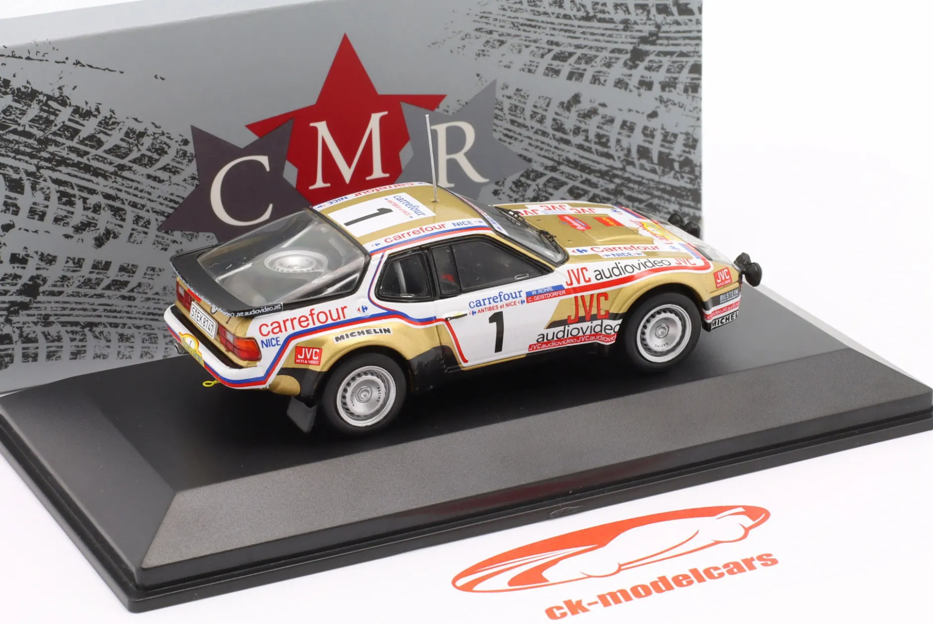 Porsche 924 Carrera GTS #1 Rallye d'Antibes 1981 Röhrl, Geistdörfer 1:43 CMR