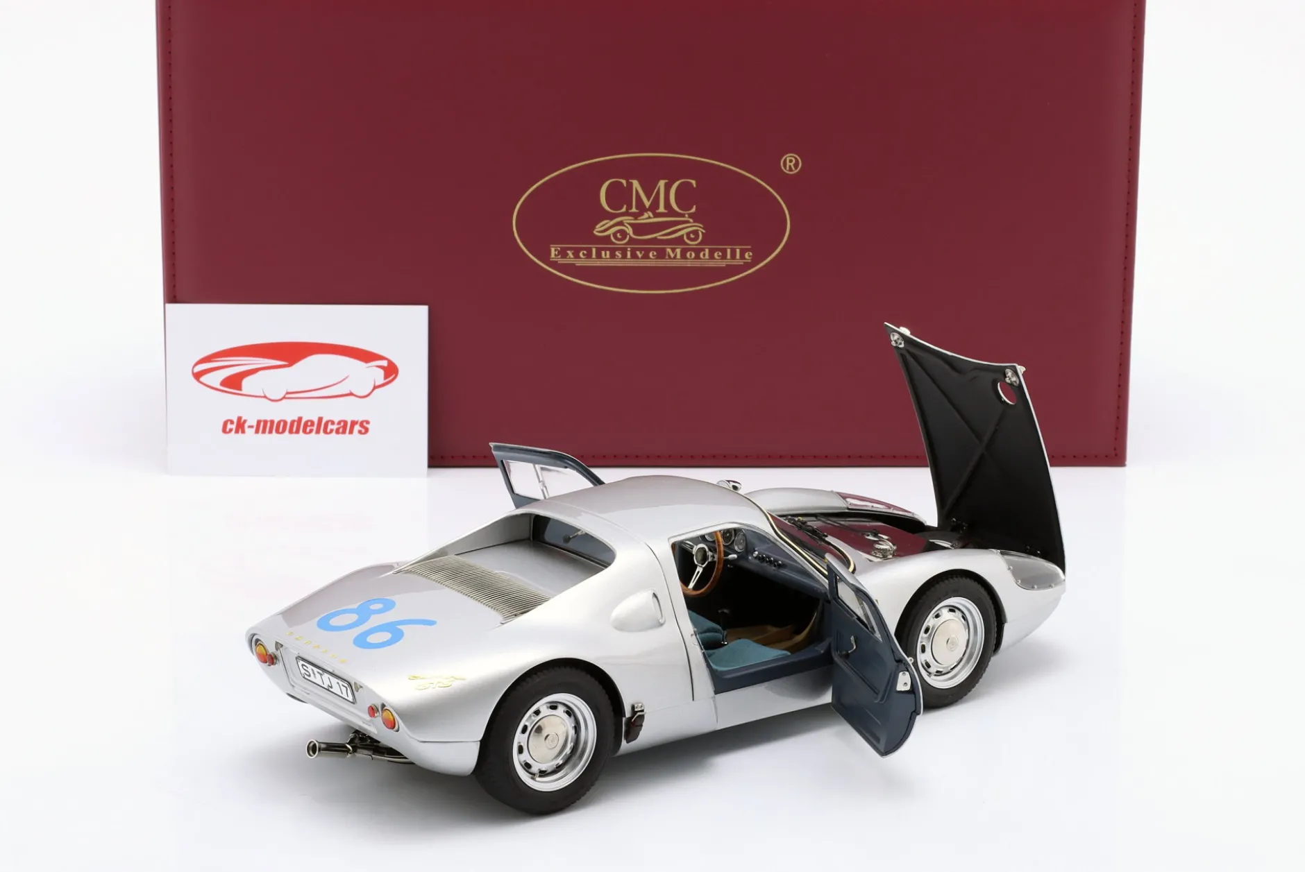 Porsche 904 Carrera GTS #86 Sieger Targa Florio 1964 Pucci, Davis 1:18 CMC