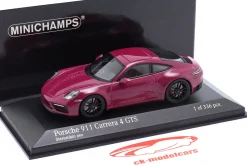 Porsche 911 (992) Carrera 4 GTS 2021 sternrubin neo 1:43 Minichamps