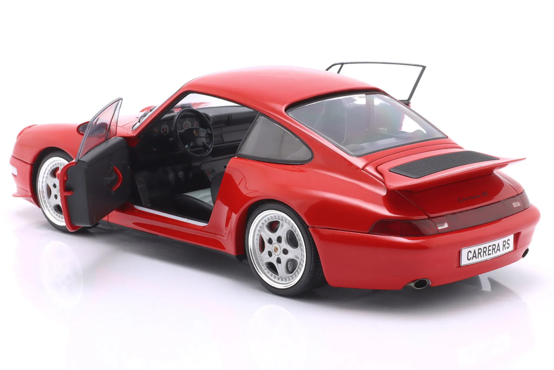 Porsche 911 (993) Carrera RS Baujahr 1997 indischrot 1:18 Solido