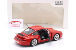 Porsche 911 (993) Carrera RS Baujahr 1997 indischrot 1:18 Solido
