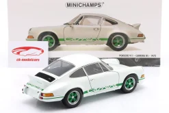 Porsche 911 Carrera RS 2.7 Baujahr 1972 weiß / grün 1:18 Minichamps