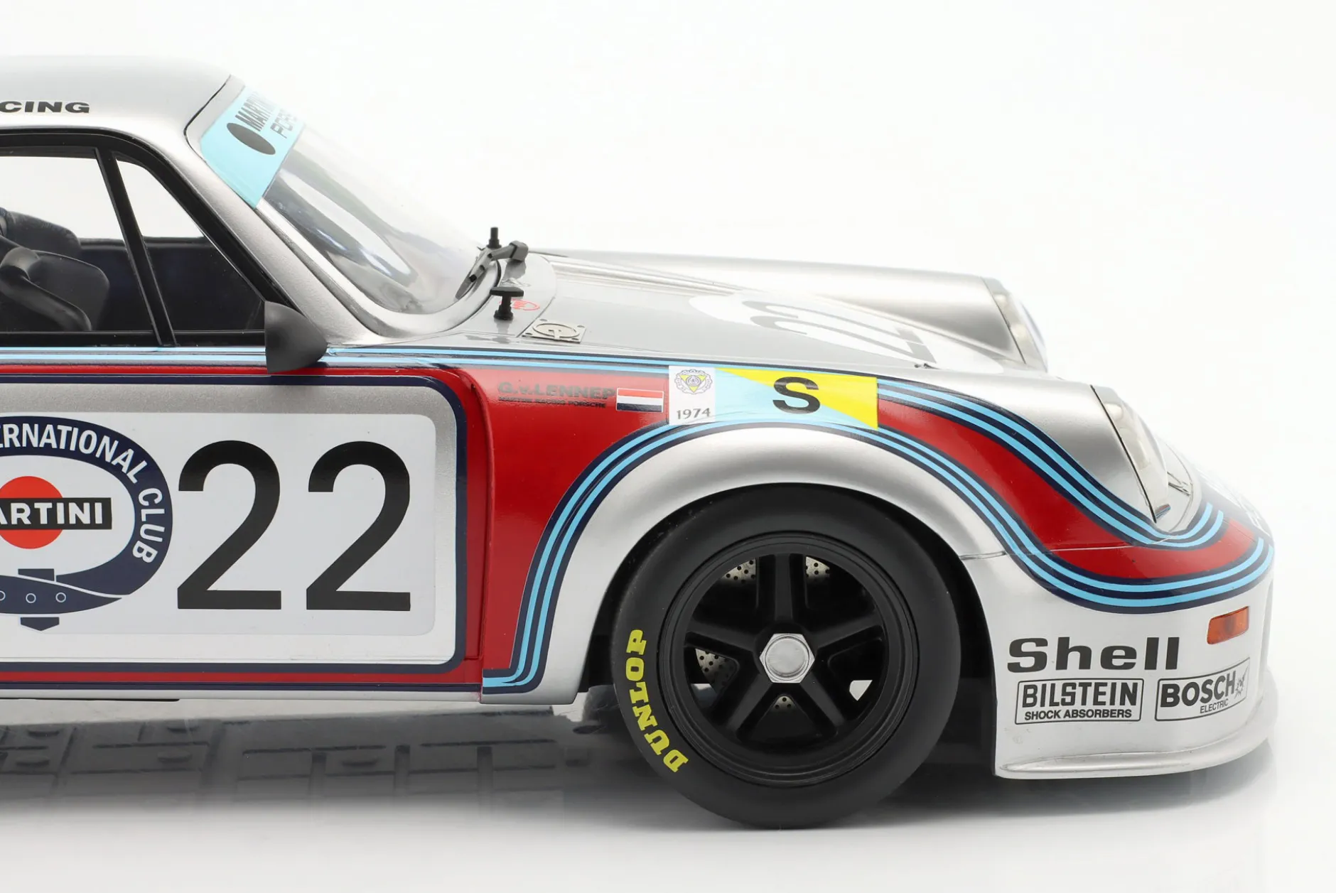 Porsche 911 Carrera RSR 2.1 #22 2nd 24h LeMans 1974 Müller, van Lennep 1:12 CMR