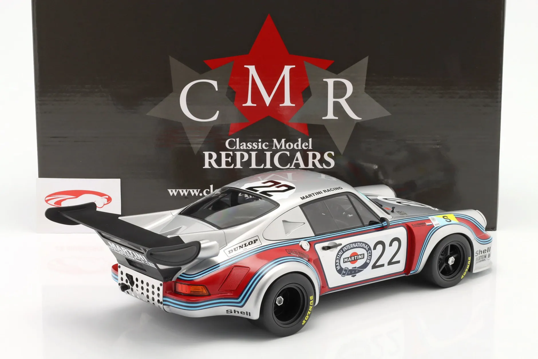 Porsche 911 Carrera RSR 2.1 #22 2nd 24h LeMans 1974 Müller, van Lennep 1:12 CMR