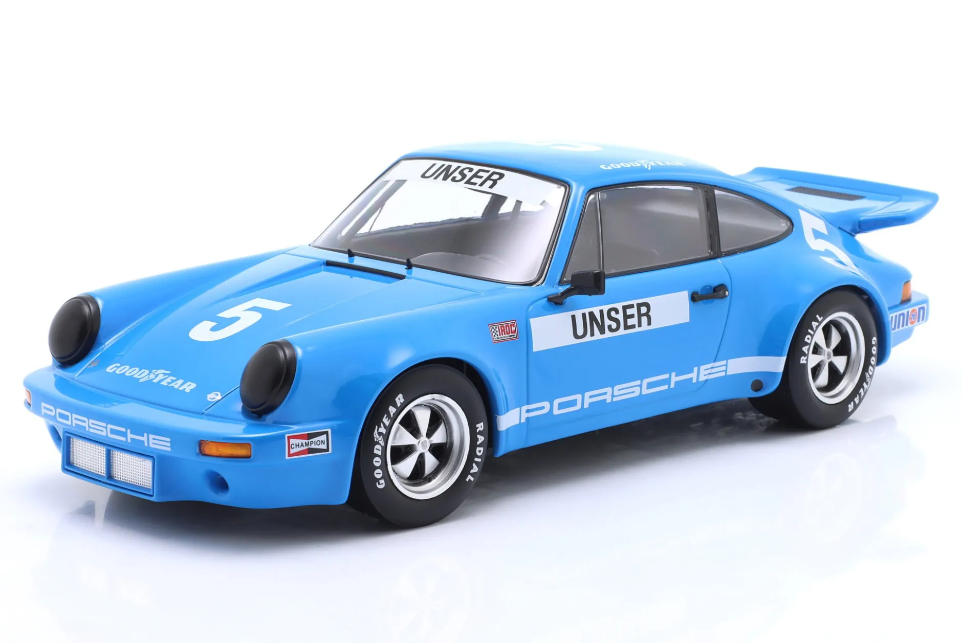 Porsche 911 Carrera 3.0 RSR #5 3rd IROC Daytona 1974 Bobby Unser 1:18 WERK83