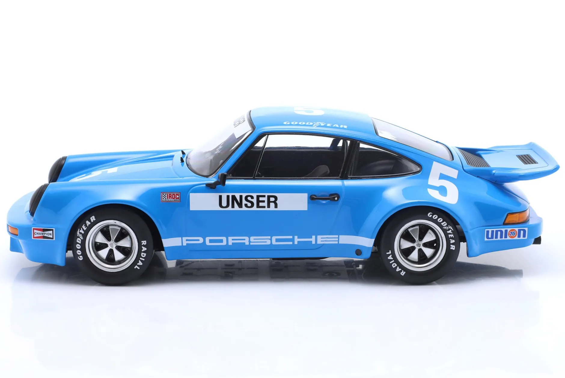 Porsche 911 Carrera 3.0 RSR #5 3rd IROC Daytona 1974 Bobby Unser 1:18 WERK83