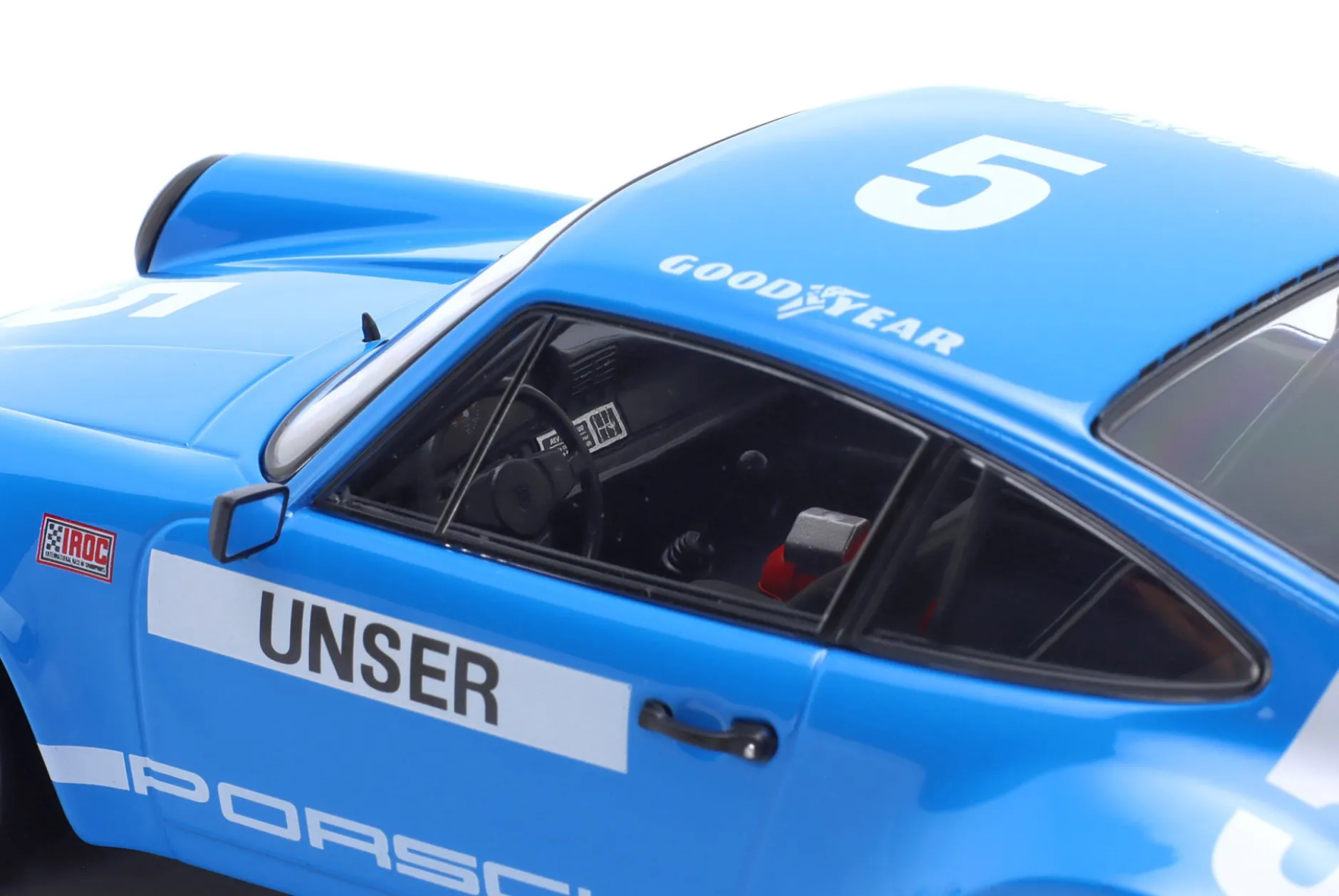 Porsche 911 Carrera 3.0 RSR #5 3rd IROC Daytona 1974 Bobby Unser 1:18 WERK83
