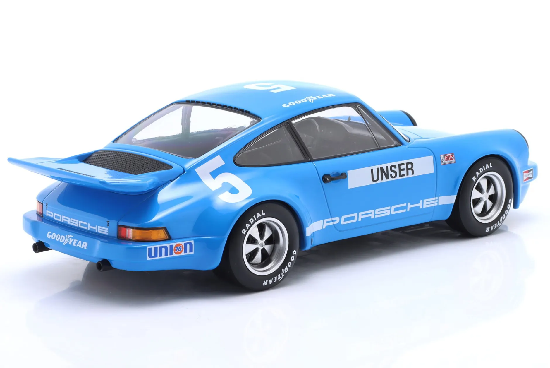 Porsche 911 Carrera 3.0 RSR #5 3rd IROC Daytona 1974 Bobby Unser 1:18 WERK83