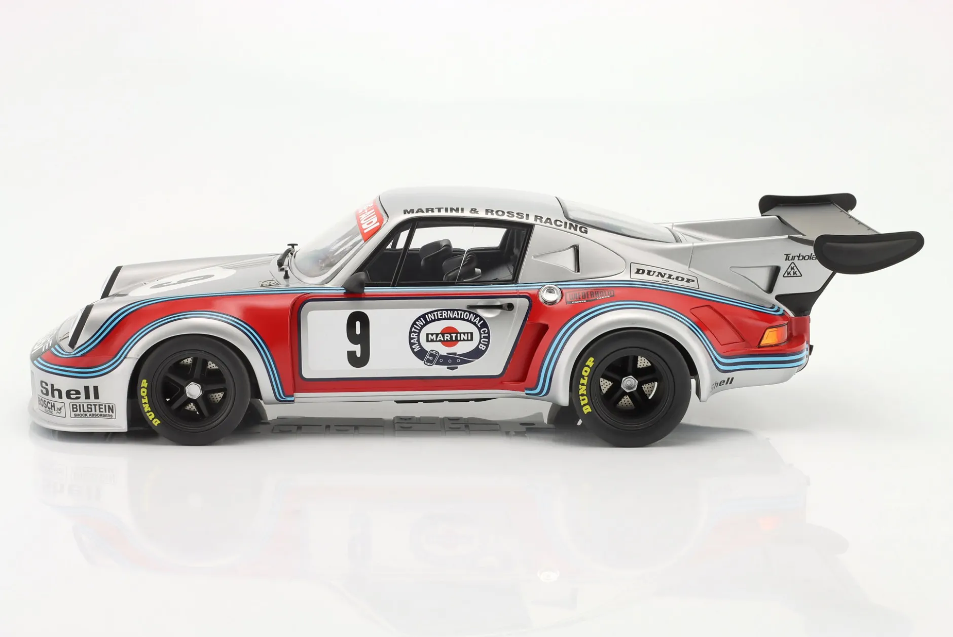 Porsche 911 Carrera RSR Turbo #9 2nd 6h Watkins Glen 1974 Müller, van Lennep 1:12 CMR