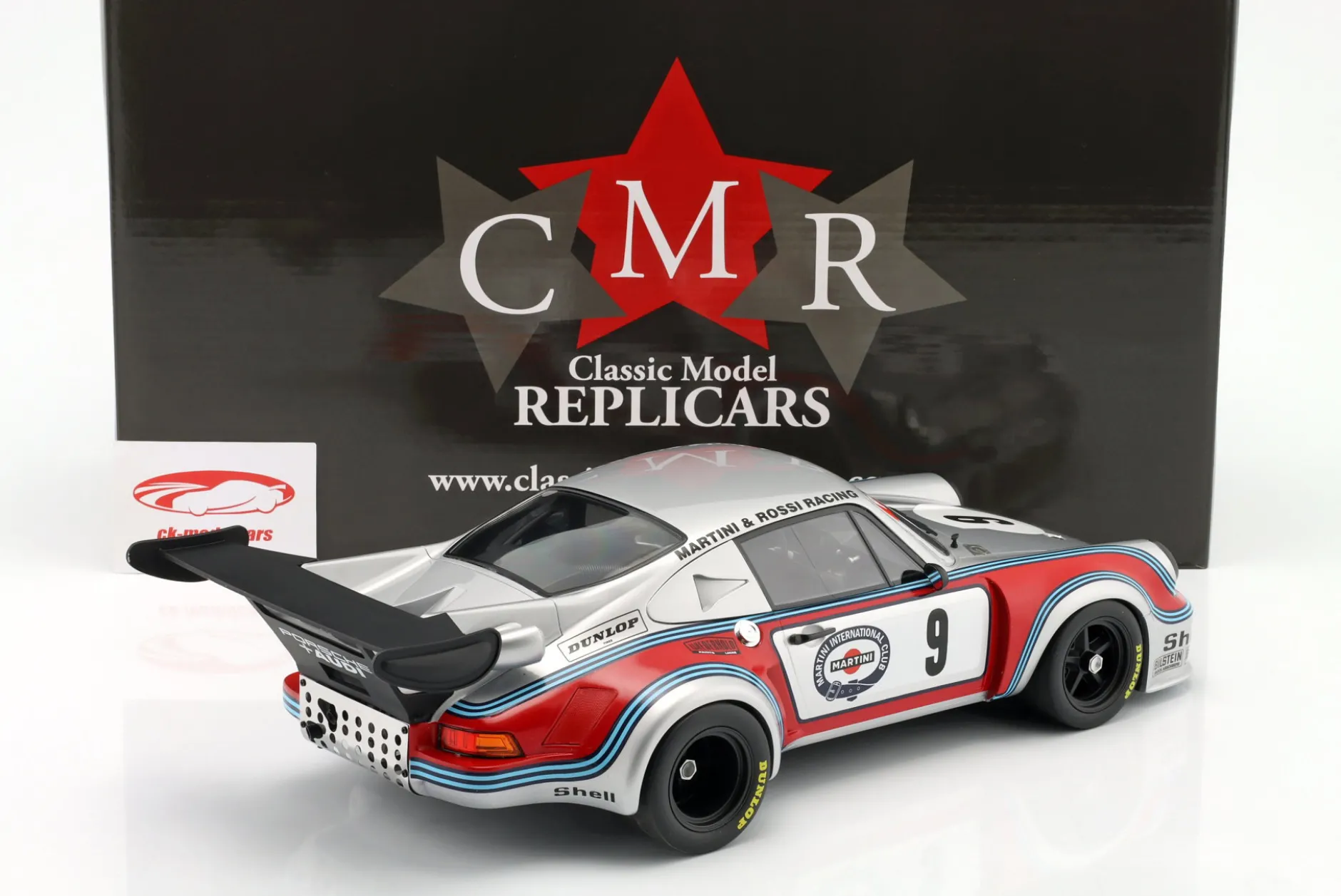 Porsche 911 Carrera RSR Turbo #9 2nd 6h Watkins Glen 1974 Müller, van Lennep 1:12 CMR