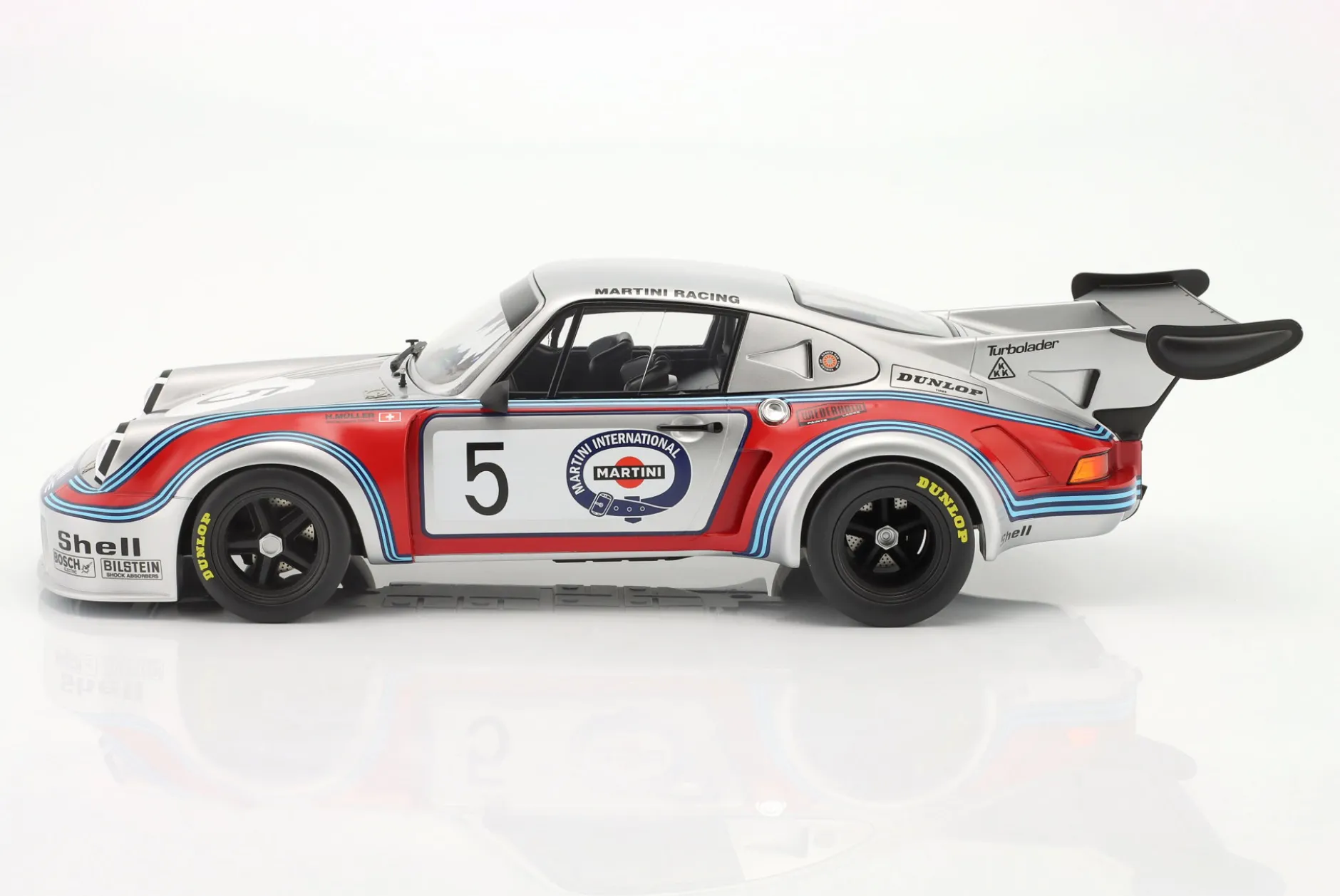 Porsche 911 Carrera RSR Turbo #5 5th 1000km Brands Hatch 1974 Martini Racing 1:12 CMR