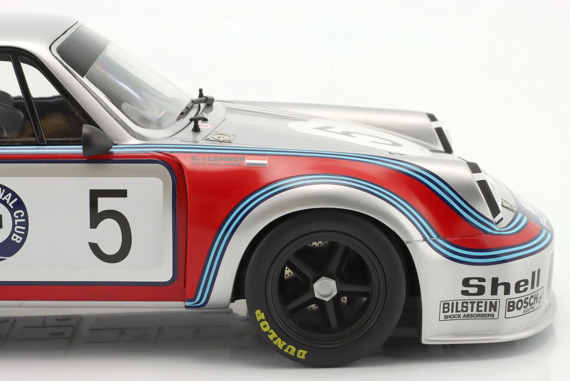 Porsche 911 Carrera RSR Turbo #5 5th 1000km Brands Hatch 1974 Martini Racing 1:12 CMR