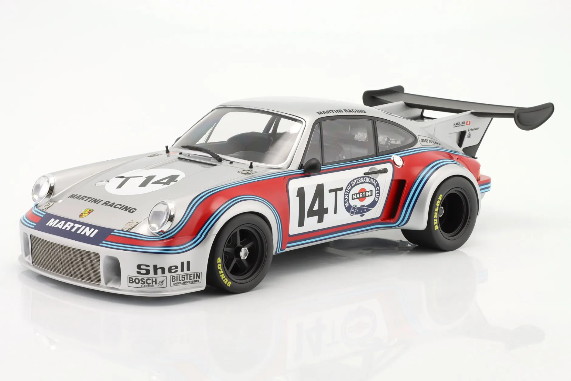 Porsche 911 Carrera RSR Turbo #14T Practice 1000km Spa 1974 Martini Racing 1:12 CMR