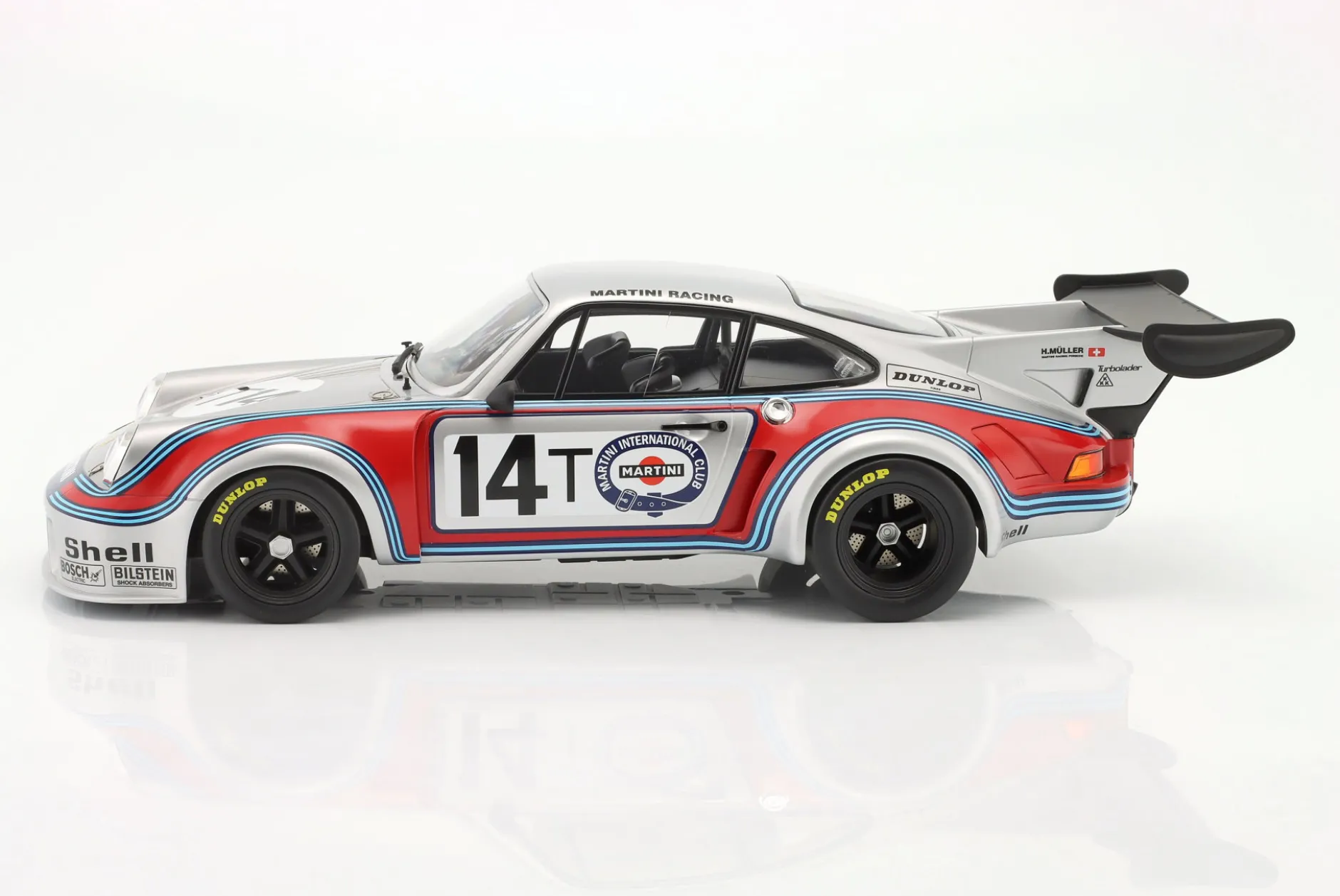 Porsche 911 Carrera RSR Turbo #14T Practice 1000km Spa 1974 Martini Racing 1:12 CMR