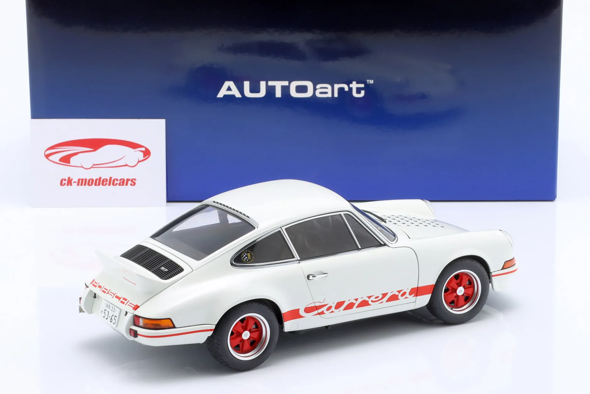 Porsche 911 Carrera 2.7 RS "The Circuit Wolf" weiß / rot 1:18 AUTOart