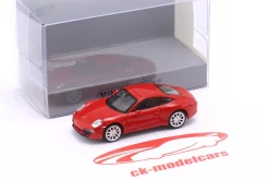 Porsche 911 (991) Carrera S Baujahr 2013 rot 1:87 Minichamps