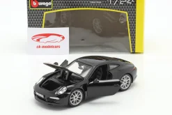 Porsche 911 (991) Carrera S Baujahr 2013 schwarz 1:24 Bburago