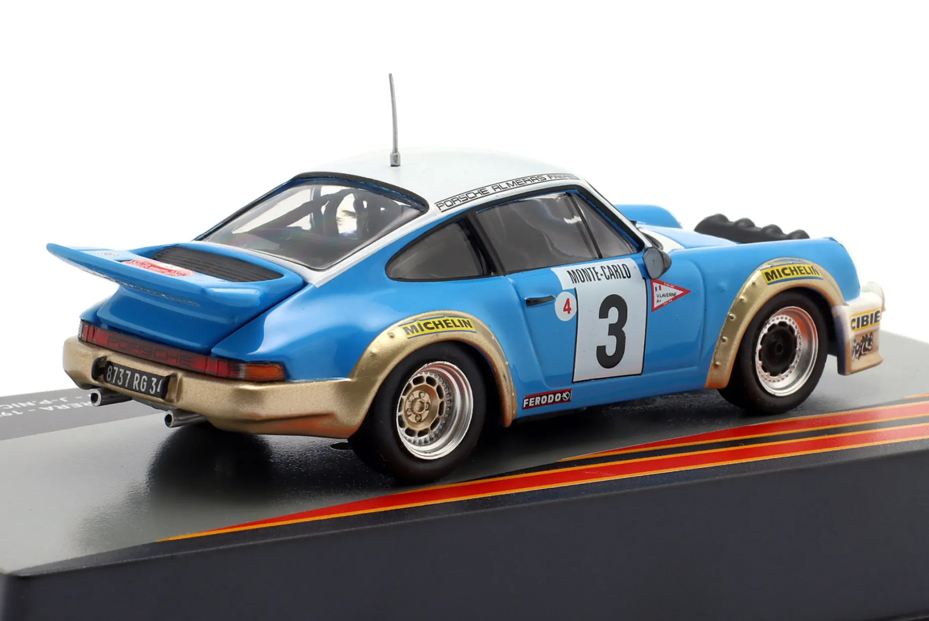 Porsche 911 Carrera #3 Sieger Rallye Monte Carlo 1978 Nicolas, Laverne 1:43 Altaya