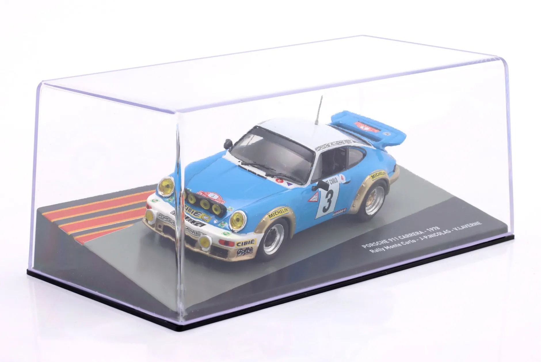 Porsche 911 Carrera #3 Sieger Rallye Monte Carlo 1978 Nicolas, Laverne 1:43 Altaya