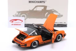 Porsche 911 3.2 Carrera Targa Baujahr 1983 orange 1:18 Minichamps