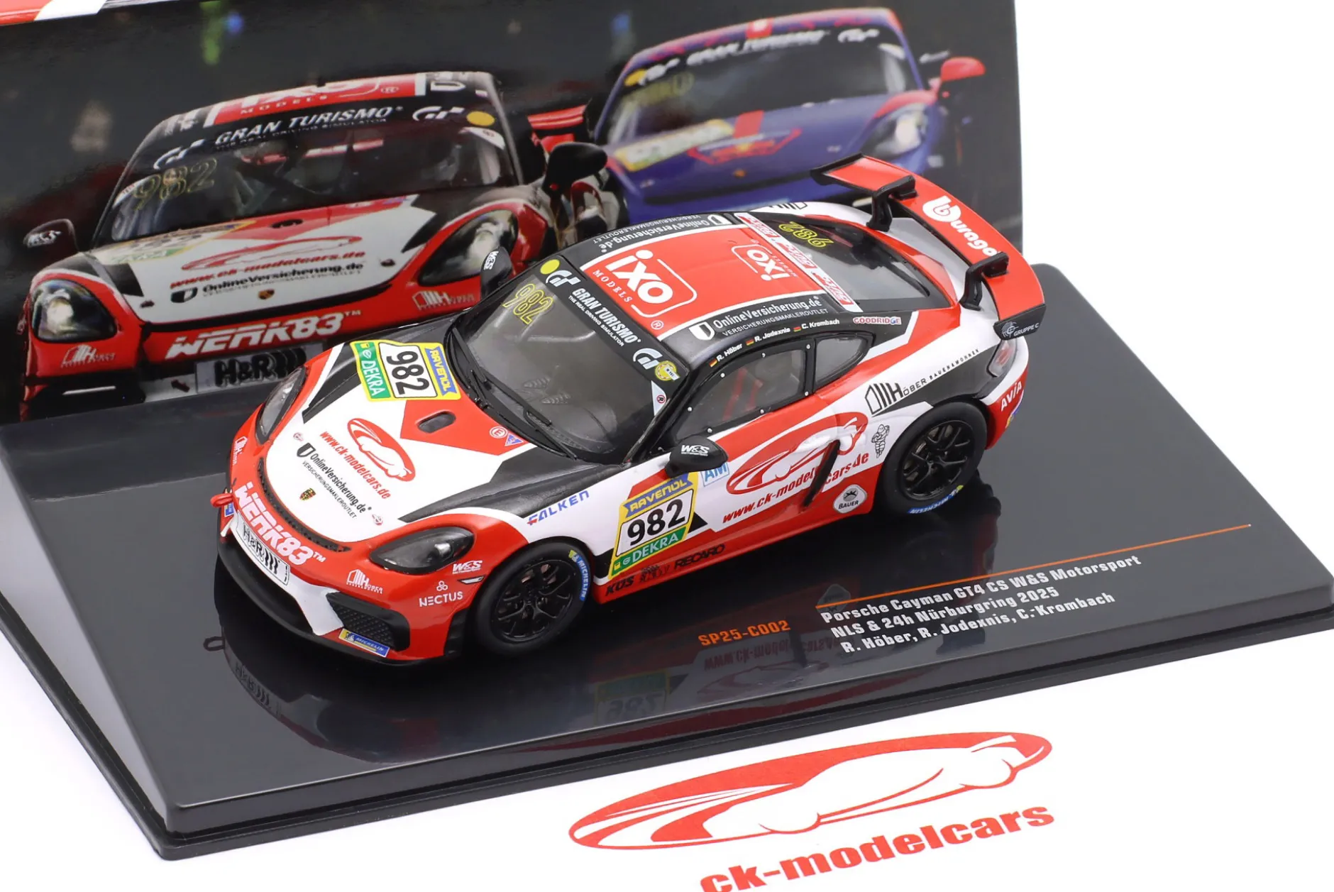 Porsche Cayman GT4 CS #982 NLS & 24h Nürburgring 2025 W&S Motorsport 1:43 Ixo