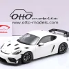 Porsche 718 Cayman GT4 RS Clubsport Plain Body Edition weiß 1:18 OttOmobile
