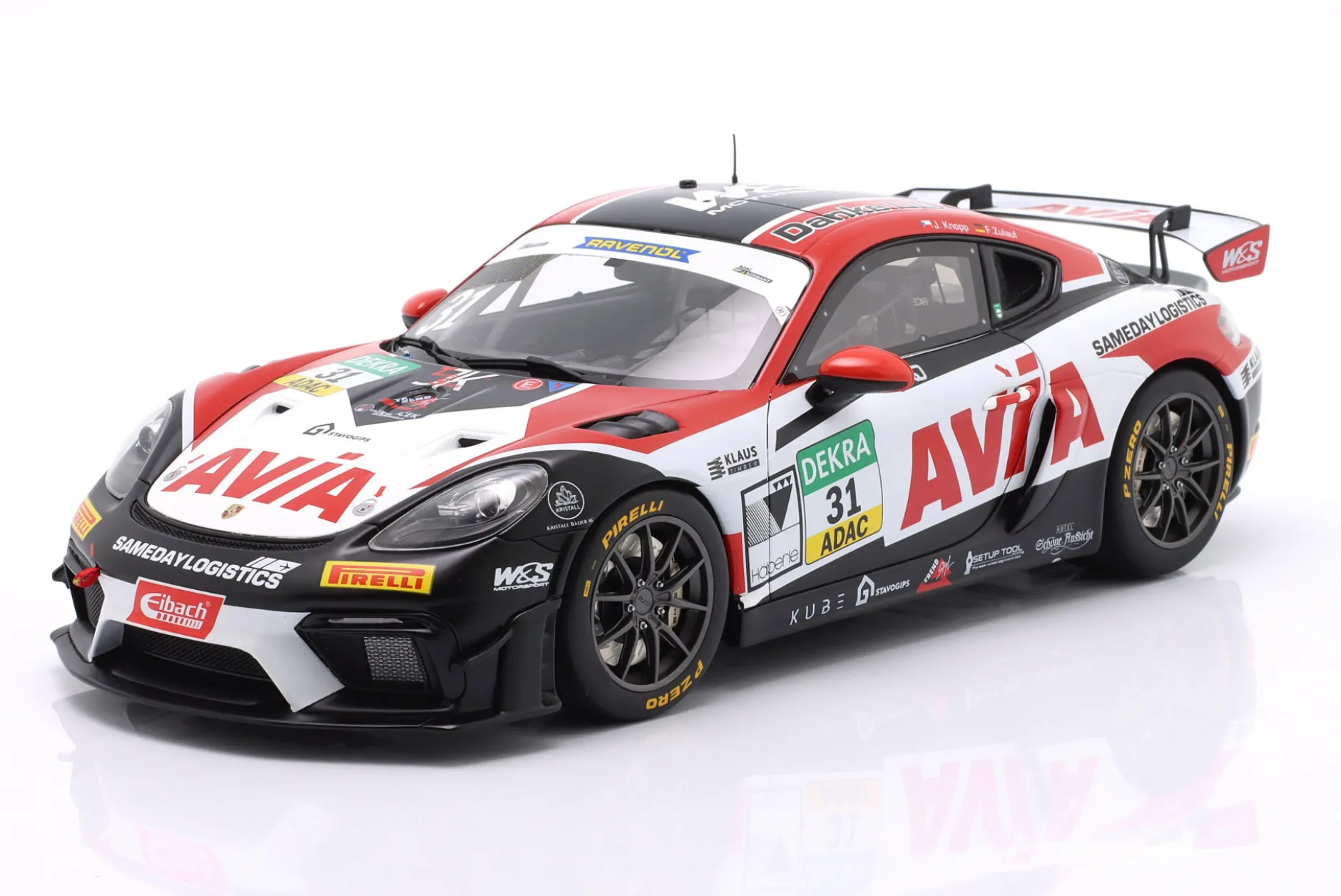 Porsche 718 Cayman GT4 RS CS #31 ADAC GT4 Champion 2024 Knopp, Zulauf 1:18 OttOmobile