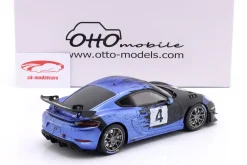 Porsche 718 Cayman GT4 RS CS #4 Baujahr 2021 blau / schwarz 1:18 OttOmobile