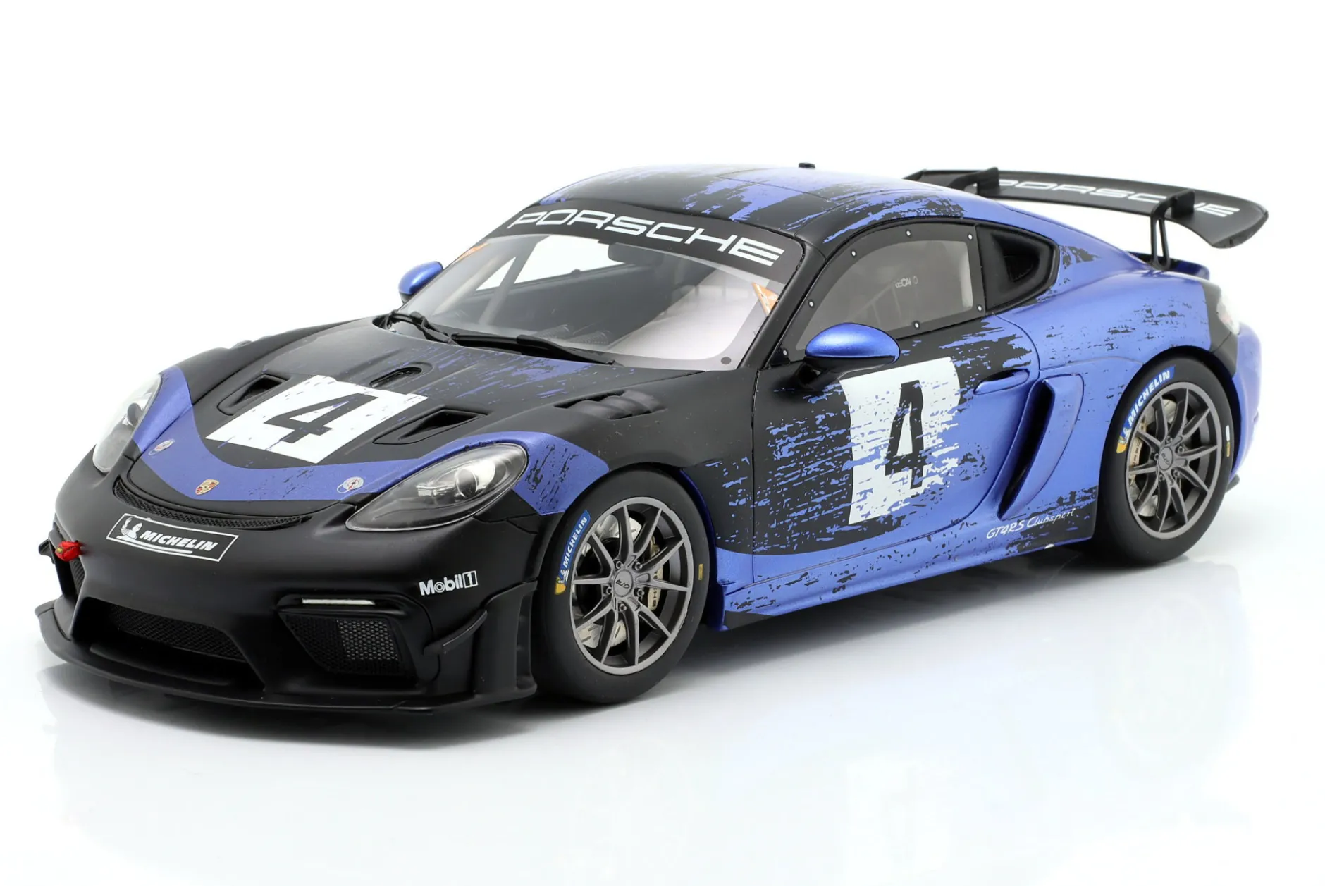 Porsche 718 Cayman GT4 RS CS #4 Baujahr 2021 blau / schwarz 1:18 OttOmobile