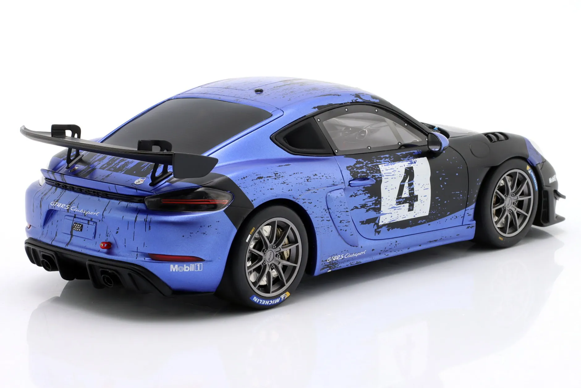 Porsche 718 Cayman GT4 RS CS #4 Baujahr 2021 blau / schwarz 1:18 OttOmobile