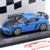 Porsche 718 (982) Cayman GT4 RS 2021 sharkblue / Neodym-Felgen 1:43 Minichamps