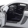 Porsche Cayman GT4 RS 2024 silber metallic / weissach package 1:18 Minichamps