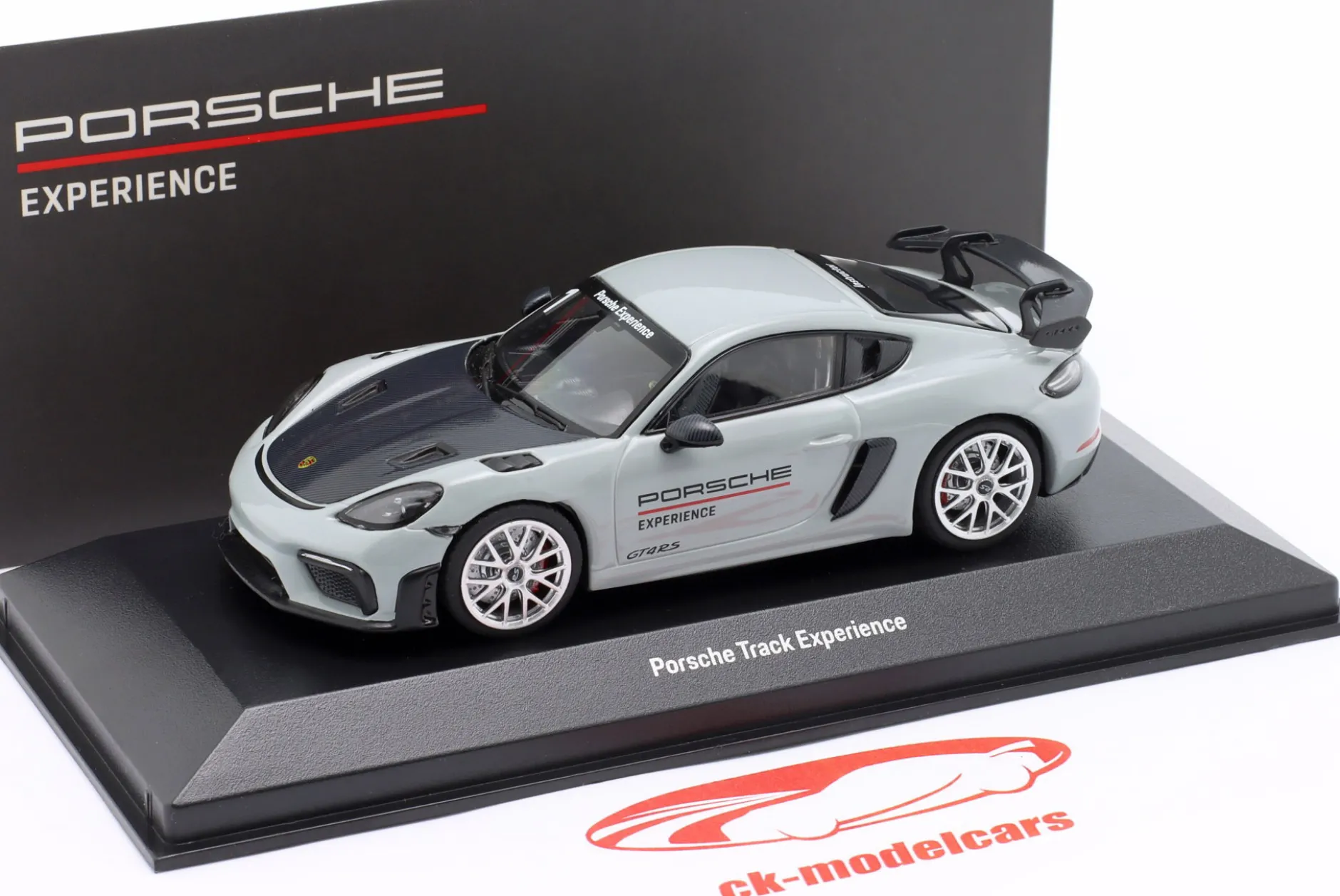 Porsche 718 (982) Cayman GT4 RS Track Experience sportgrau 1:43 Minichamps