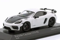 Porsche 718 (982) Cayman GT4 RS 2021 weiß / schwarze Felgen 1:43 Minichamps