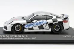 Porsche Cayman GT4 Sondermodell Spielwarenmesse Nürnberg 2017 1:43 Minichamps