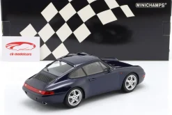 Porsche 911 (993) Coupe Baujahr 1993 irisblau metallic 1:18 Minichamps
