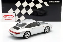 Porsche 911 (993) Coupe Baujahr 1993 silber 1:18 Minichamps