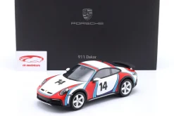 Porsche 911 (992) Dakar #14 Baujahr 2023 Martini Livery 1:18 Spark