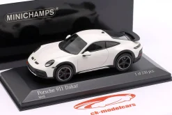 Porsche 911 (992) Dakar Baujahr 2022 weiß 1:43 Minichamps