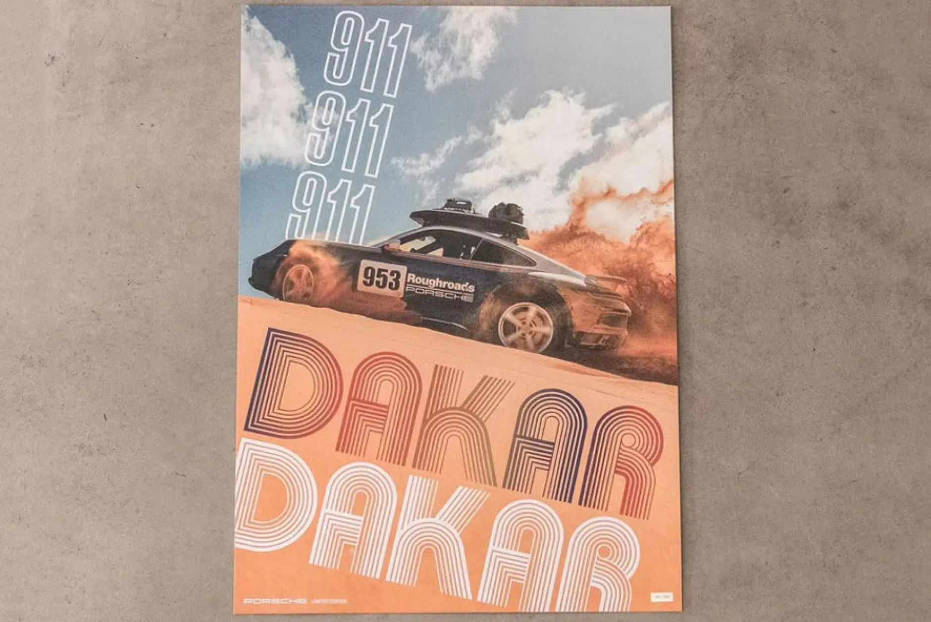 Porsche 911 Dakar Poster Set (3x 50x70 cm)