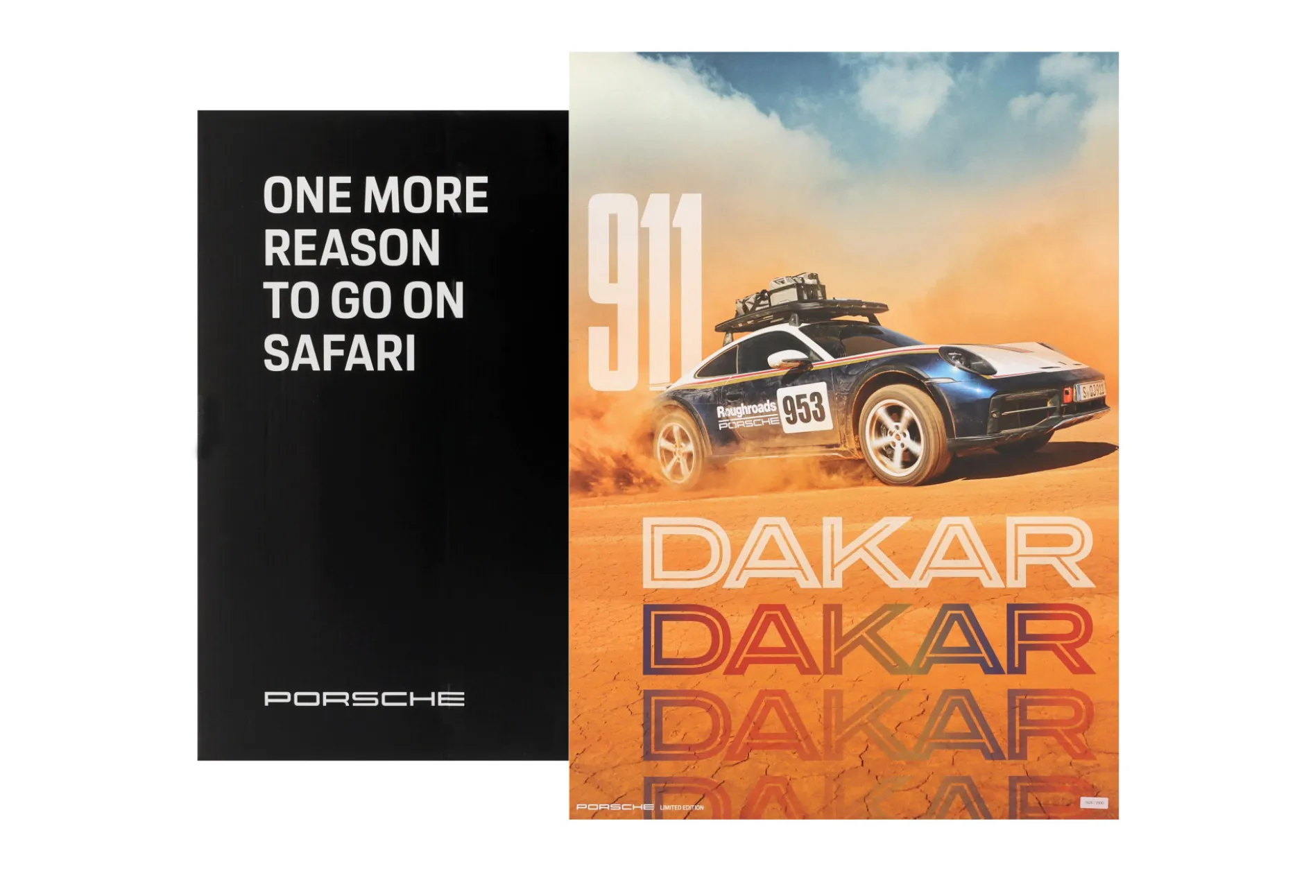 Porsche 911 Dakar Poster Set (3x 50x70 cm)