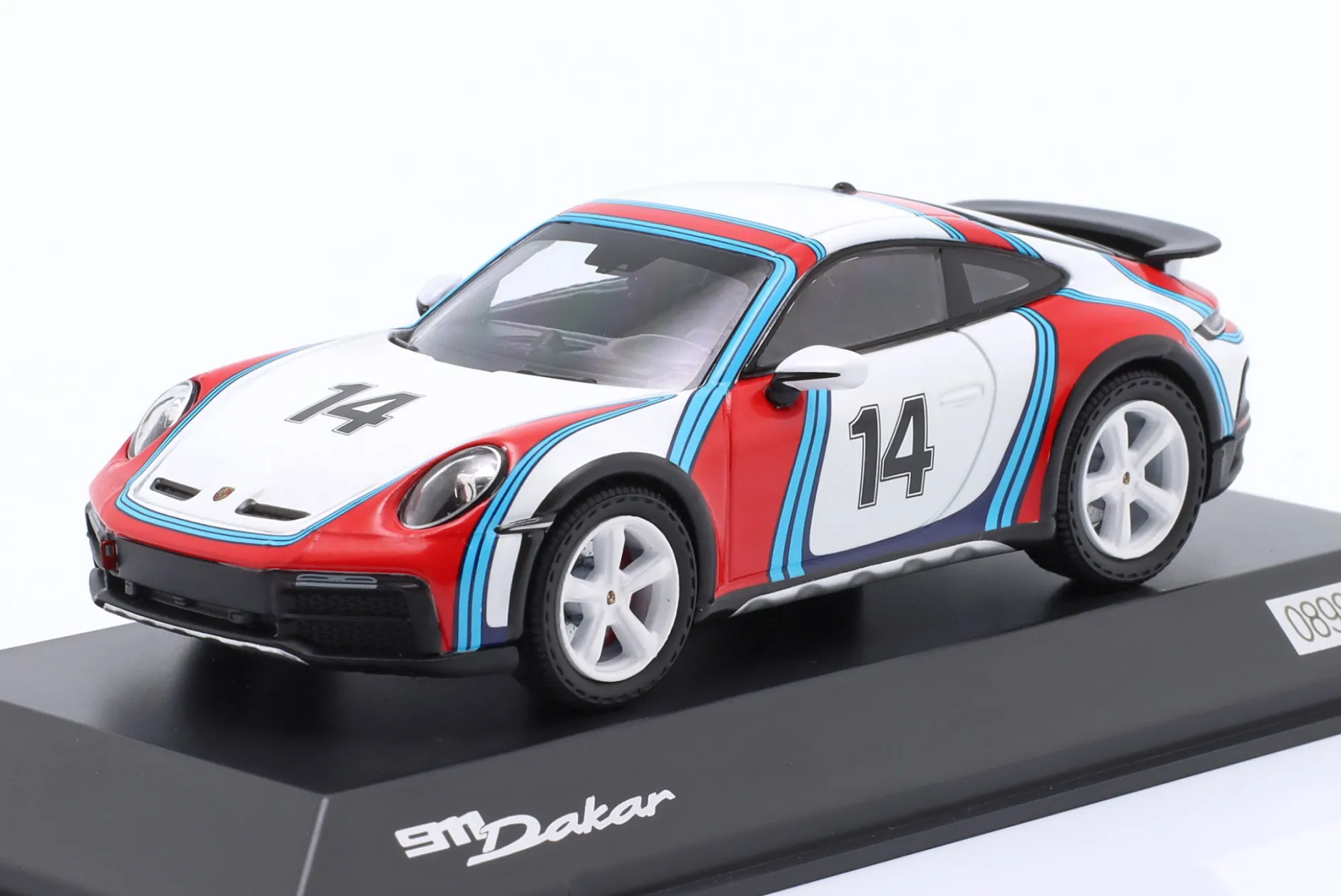 Porsche 911 (992) Dakar #14 Rallye 1978 Martini Design 1:43 Spark