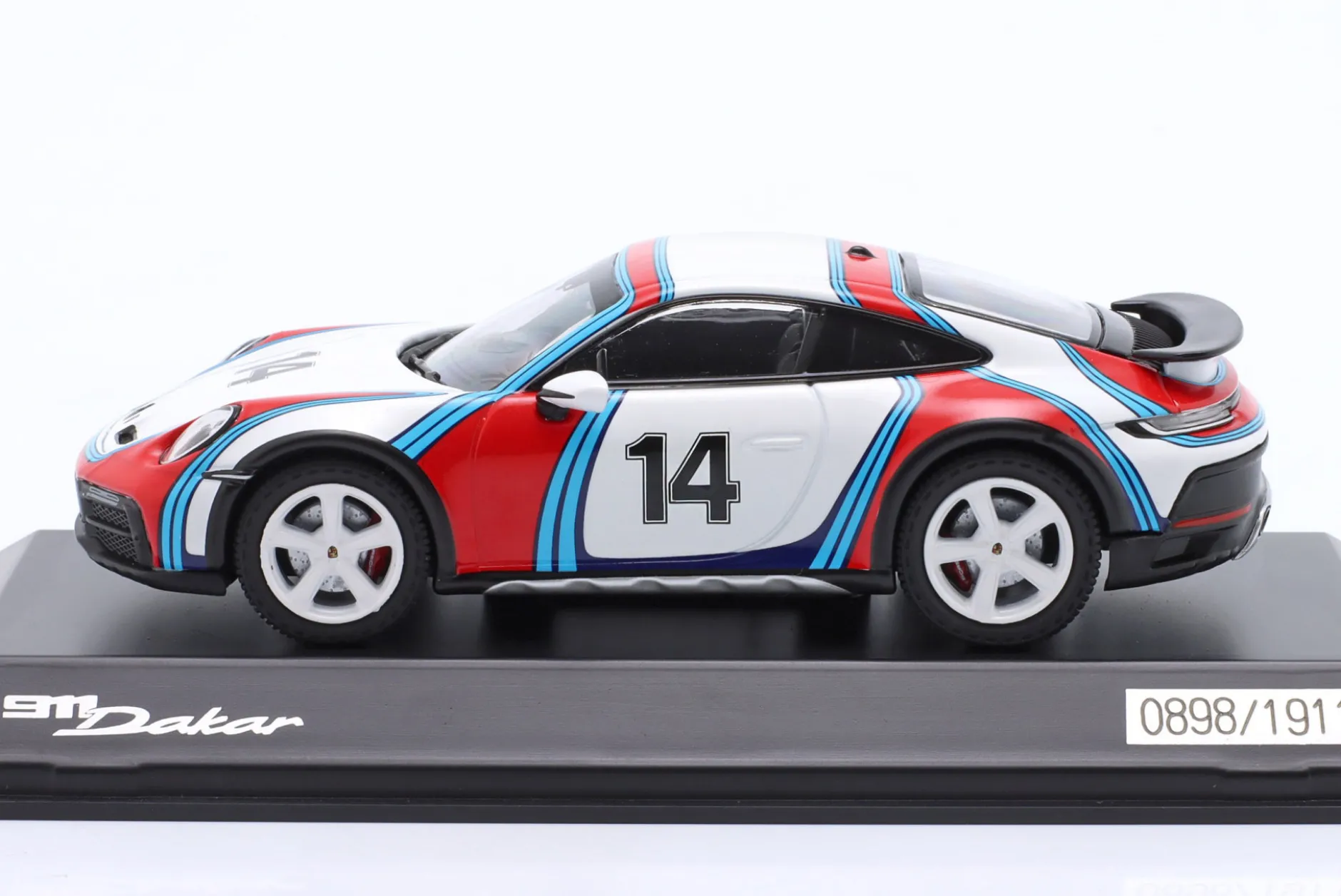 Porsche 911 (992) Dakar #14 Rallye 1978 Martini Design 1:43 Spark