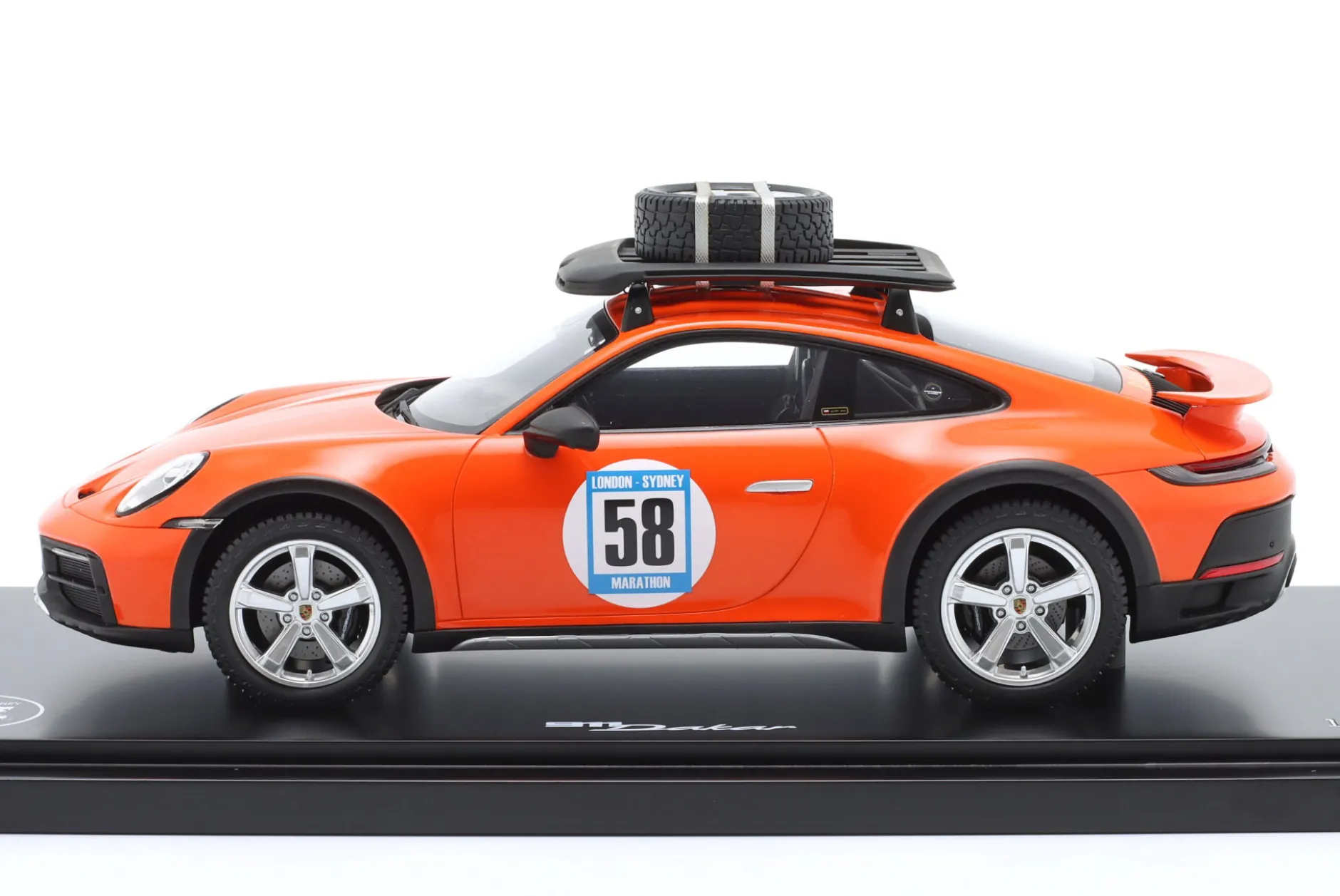 Porsche 911 (992) Dakar RED58 Special 1:18 Spark