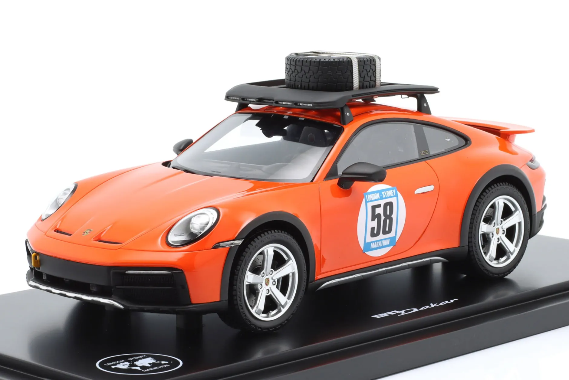 Porsche 911 (992) Dakar RED58 Special 1:18 Spark