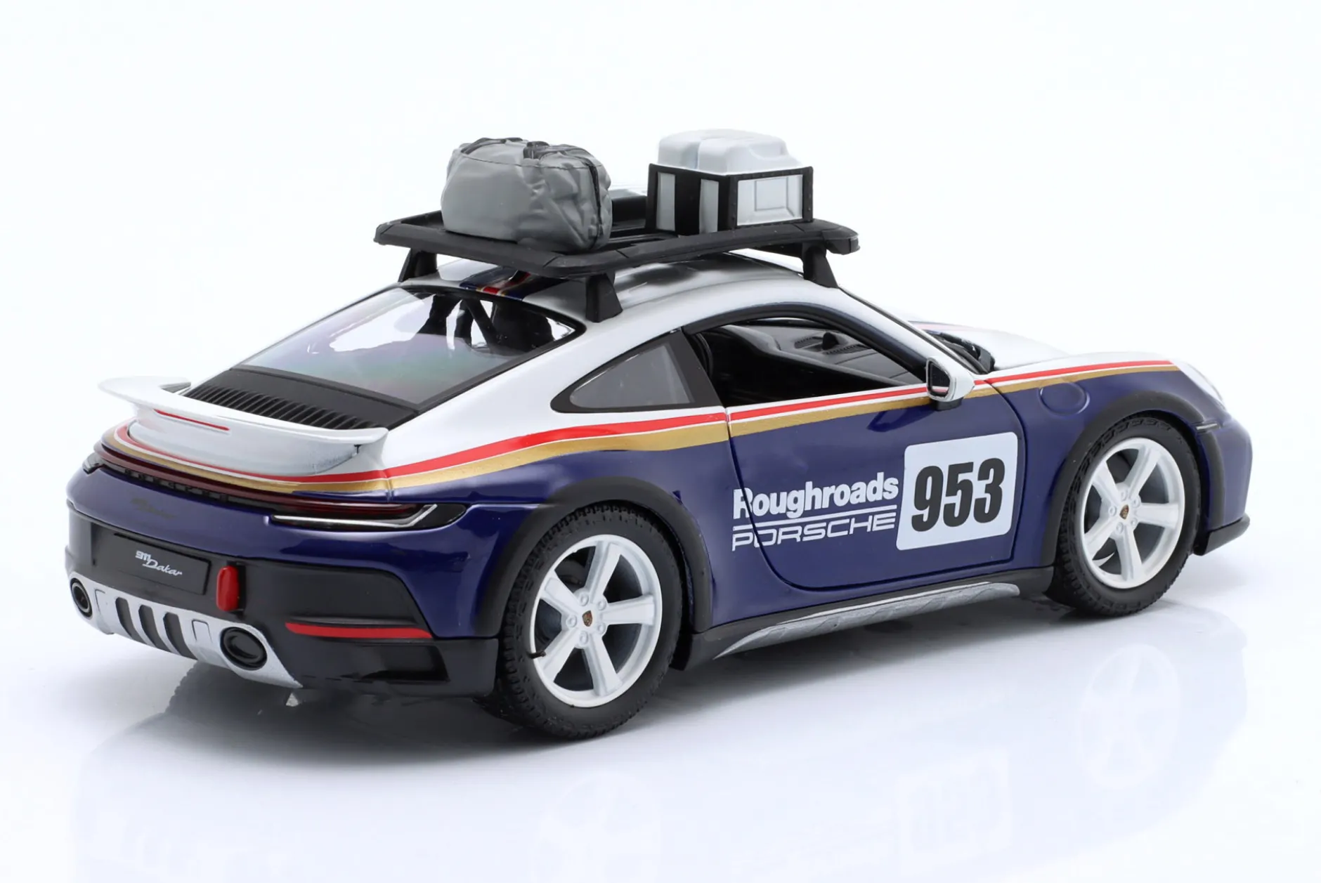 Porsche 911 (992) Dakar #953 Roughroads Rallye Design Paket 1:24 Bburago