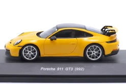 Porsche 911 (992) GT3 Baujahr 2021 gelb 1:43 Schuco
