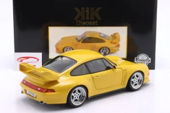Porsche 911 (993) GT2 Baujahr 1996 gelb / Speedline Felgen 1:12 KK-Scale