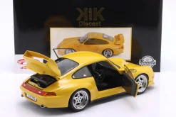 Porsche 911 (993) GT2 Baujahr 1996 gelb / Speedline Felgen 1:12 KK-Scale