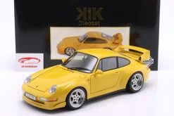 Porsche 911 (993) GT2 Baujahr 1996 gelb / Speedline Felgen 1:12 KK-Scale